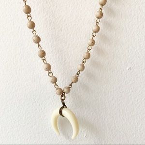 Crescent Horn Necklace